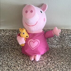 Talking Peppa pig plush